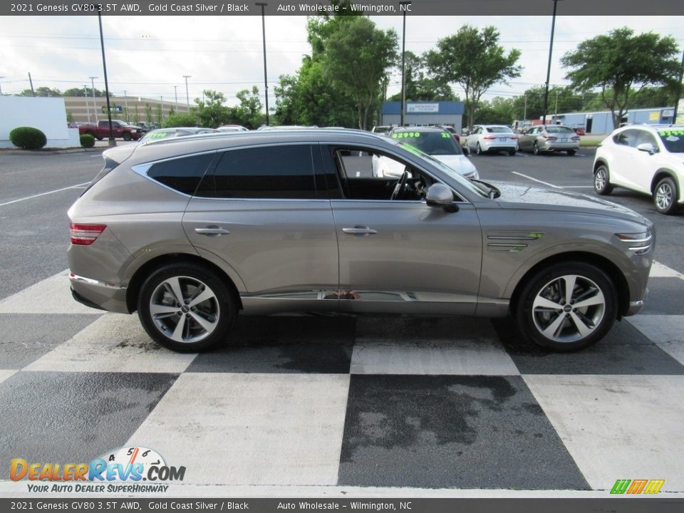 2021 Genesis GV80 3.5T AWD Gold Coast Silver / Black Photo #3