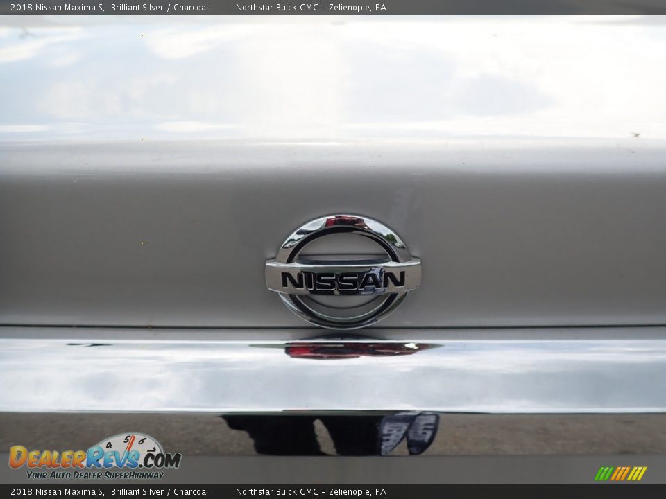 2018 Nissan Maxima S Brilliant Silver / Charcoal Photo #7