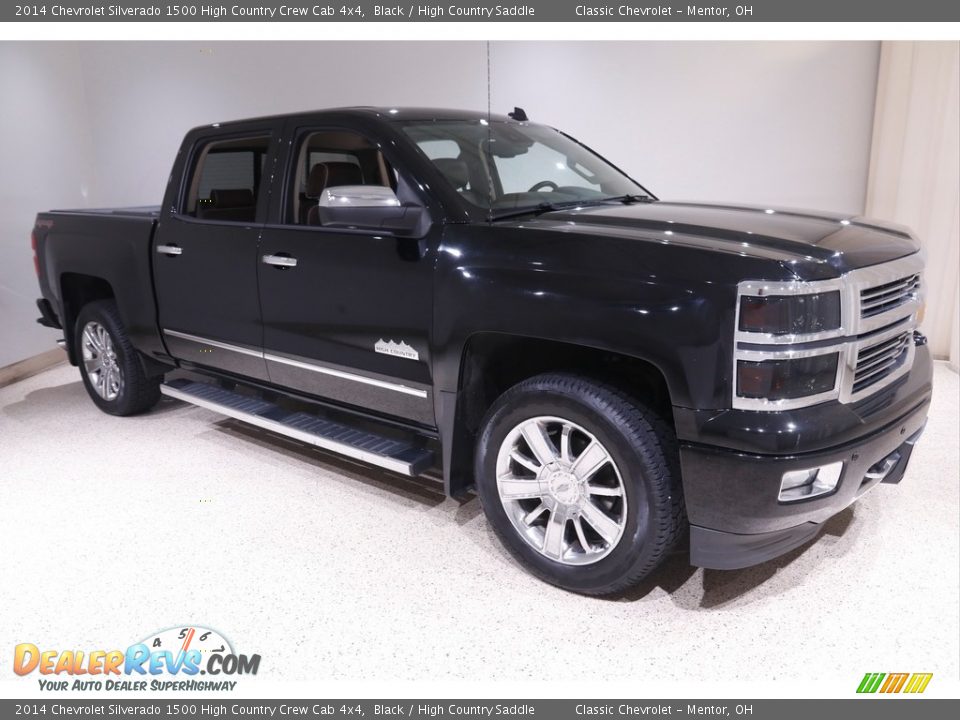 2014 Chevrolet Silverado 1500 High Country Crew Cab 4x4 Black / High Country Saddle Photo #1