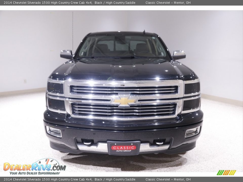 2014 Chevrolet Silverado 1500 High Country Crew Cab 4x4 Black / High Country Saddle Photo #2