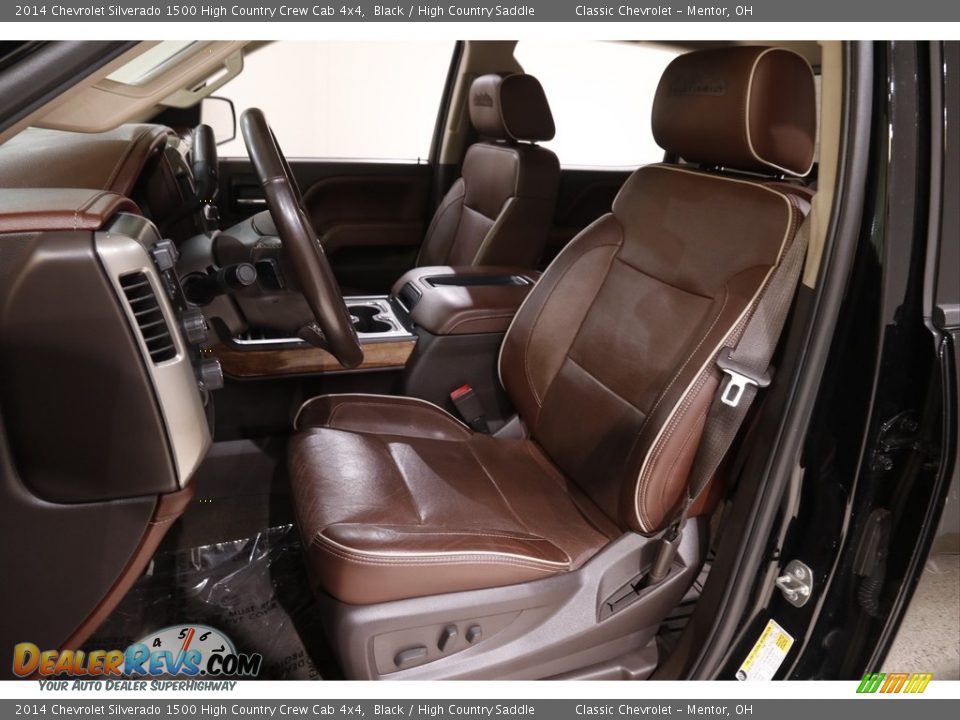 2014 Chevrolet Silverado 1500 High Country Crew Cab 4x4 Black / High Country Saddle Photo #5