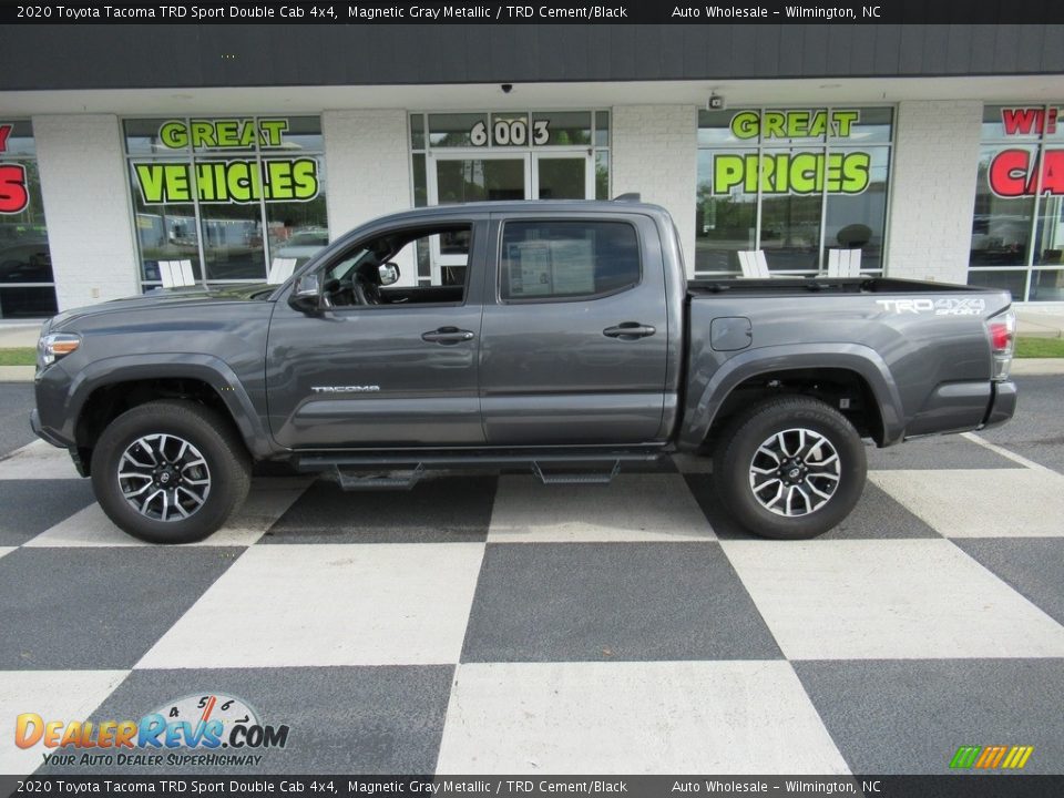 2020 Toyota Tacoma TRD Sport Double Cab 4x4 Magnetic Gray Metallic / TRD Cement/Black Photo #1