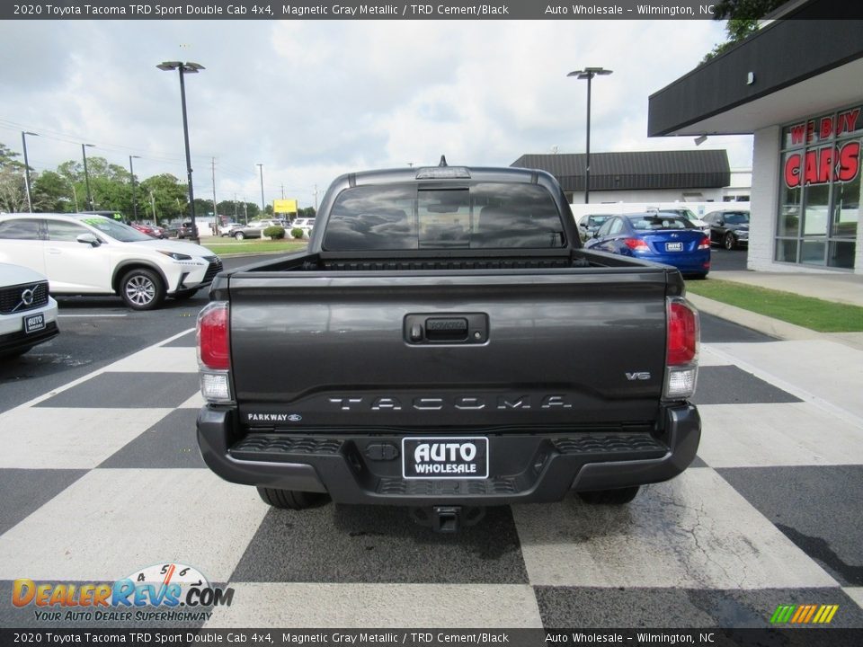 2020 Toyota Tacoma TRD Sport Double Cab 4x4 Magnetic Gray Metallic / TRD Cement/Black Photo #4