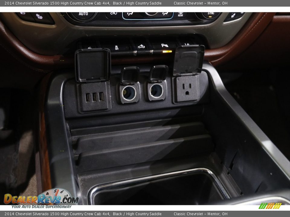 2014 Chevrolet Silverado 1500 High Country Crew Cab 4x4 Black / High Country Saddle Photo #15