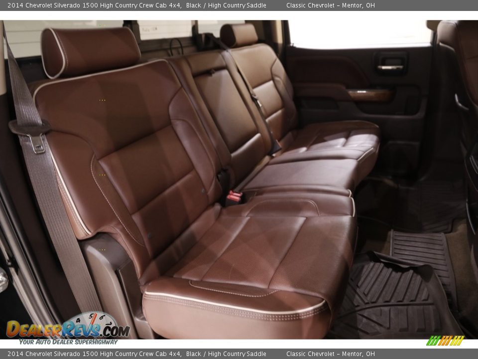 2014 Chevrolet Silverado 1500 High Country Crew Cab 4x4 Black / High Country Saddle Photo #17