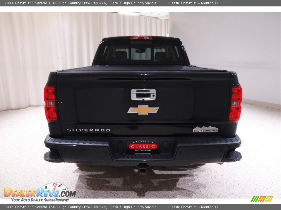 2014 Chevrolet Silverado 1500 High Country Crew Cab 4x4 Black / High Country Saddle Photo #19