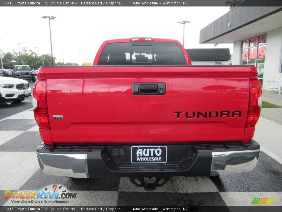 Radiant Red 2015 Toyota Tundra TRD Double Cab 4x4 Photo #4
