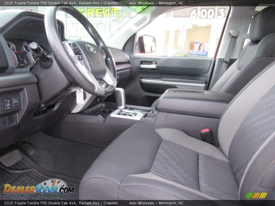 Front Seat of 2015 Toyota Tundra TRD Double Cab 4x4 Photo #10