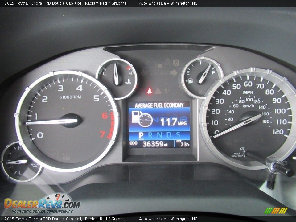 2015 Toyota Tundra TRD Double Cab 4x4 Gauges Photo #15