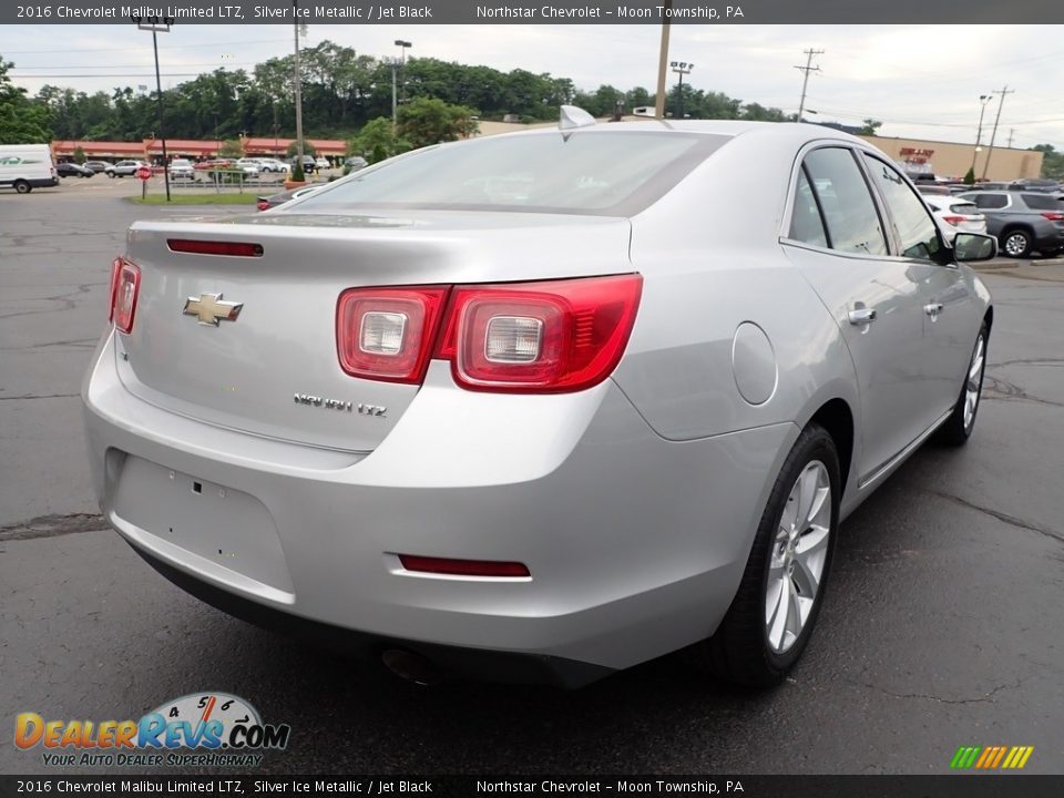 2016 Chevrolet Malibu Limited LTZ Silver Ice Metallic / Jet Black Photo #8