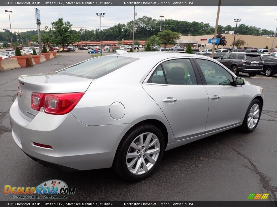 2016 Chevrolet Malibu Limited LTZ Silver Ice Metallic / Jet Black Photo #9