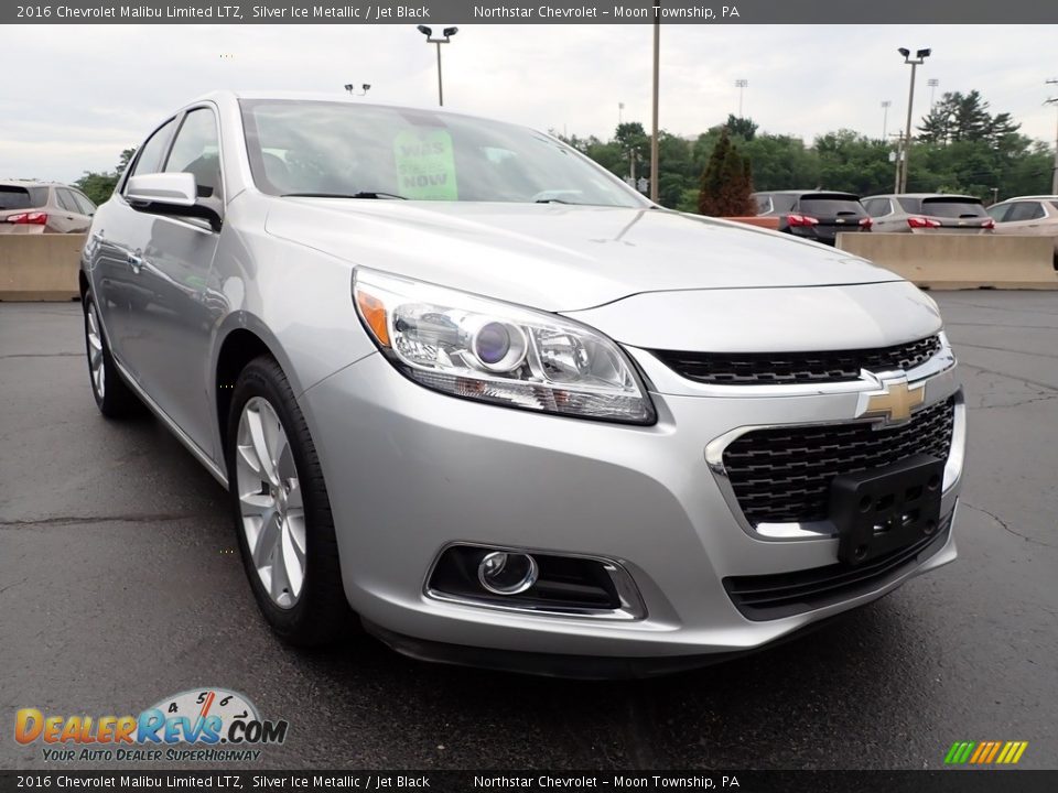 2016 Chevrolet Malibu Limited LTZ Silver Ice Metallic / Jet Black Photo #12