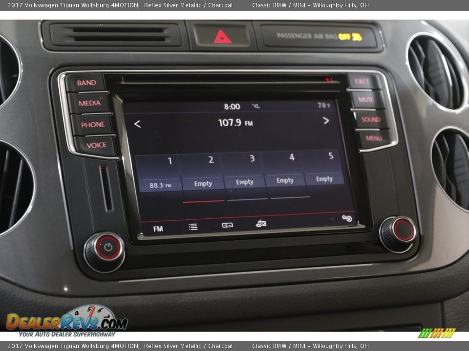 Audio System of 2017 Volkswagen Tiguan Wolfsburg 4MOTION Photo #11