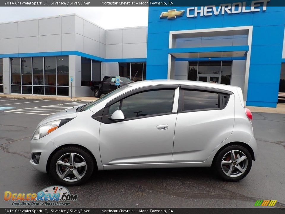 2014 Chevrolet Spark LT Silver Ice / Silver/Silver Photo #3