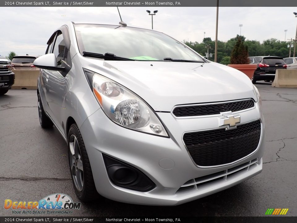 2014 Chevrolet Spark LT Silver Ice / Silver/Silver Photo #12