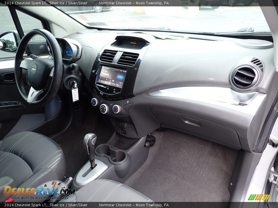 2014 Chevrolet Spark LT Silver Ice / Silver/Silver Photo #16