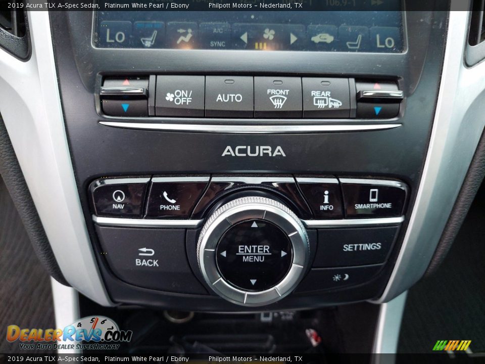 2019 Acura TLX A-Spec Sedan Platinum White Pearl / Ebony Photo #28