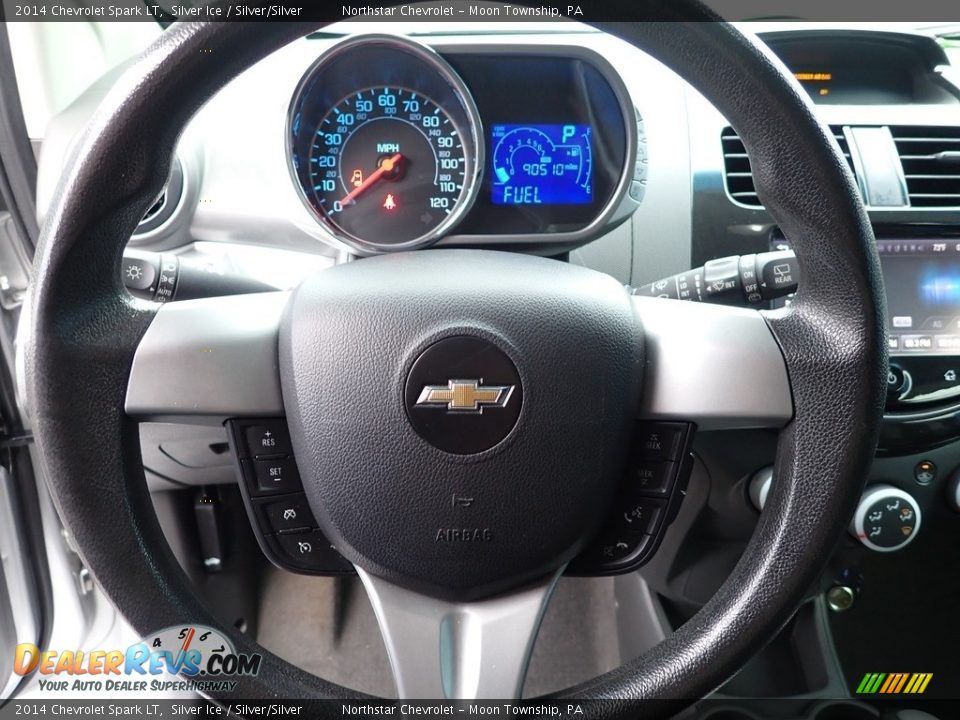 2014 Chevrolet Spark LT Silver Ice / Silver/Silver Photo #26