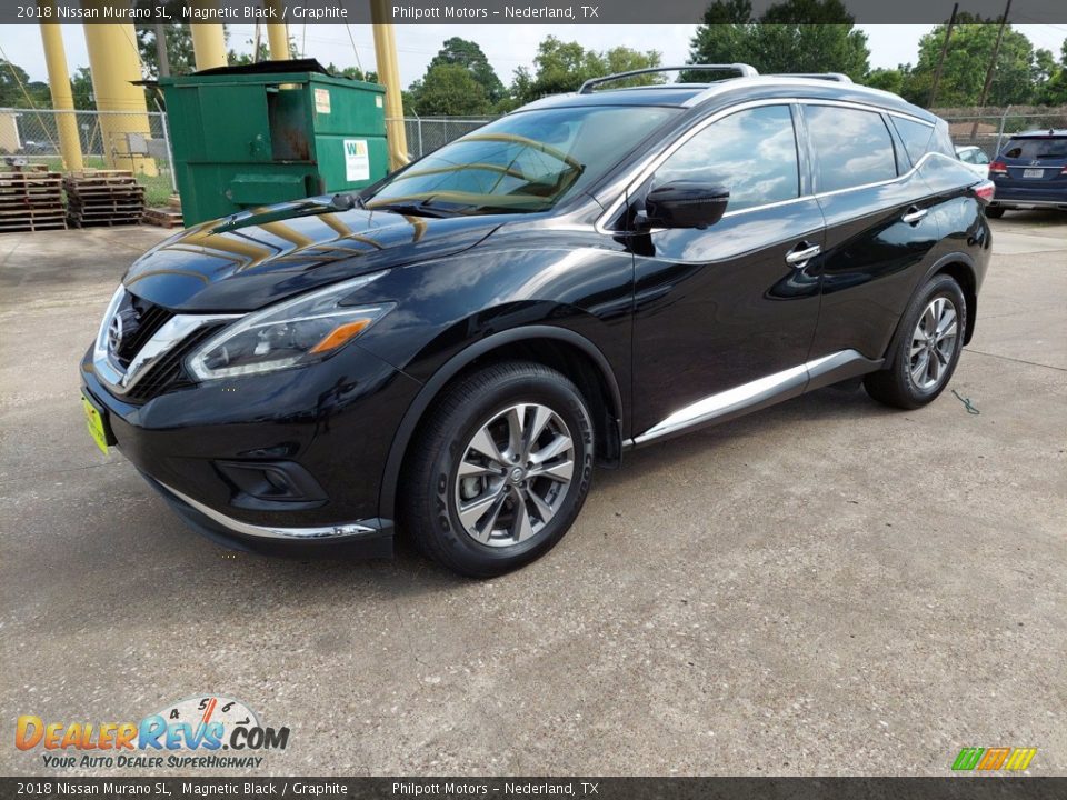 2018 Nissan Murano SL Magnetic Black / Graphite Photo #2