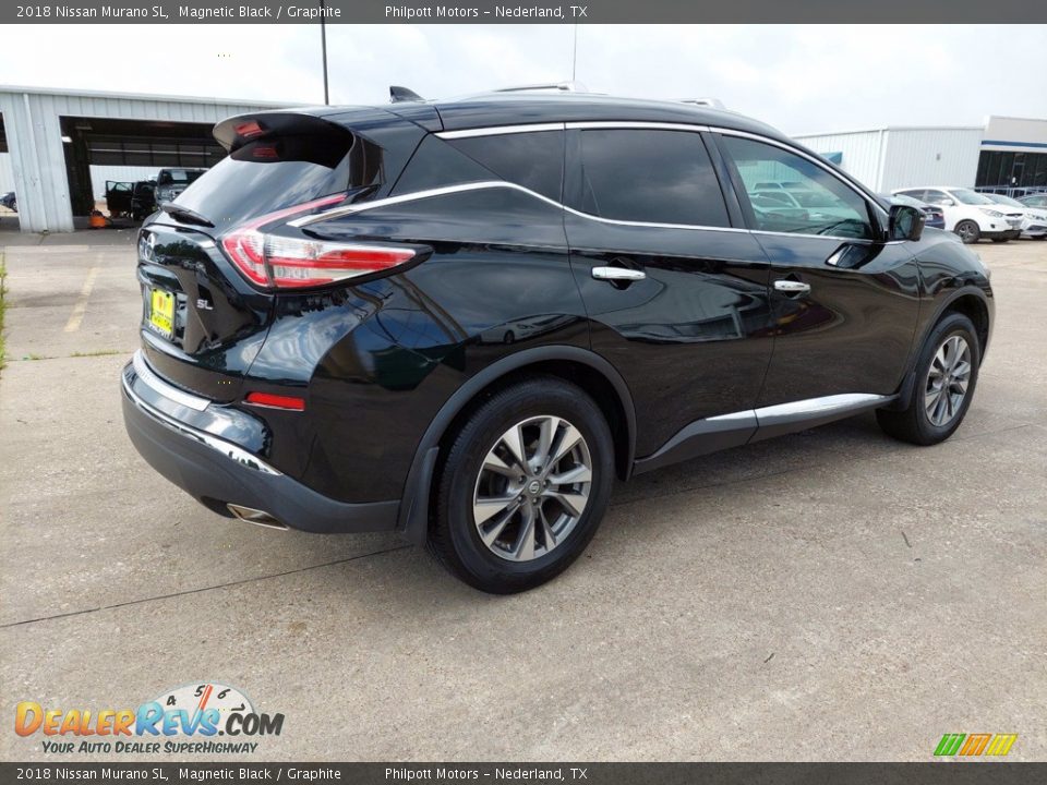 2018 Nissan Murano SL Magnetic Black / Graphite Photo #3