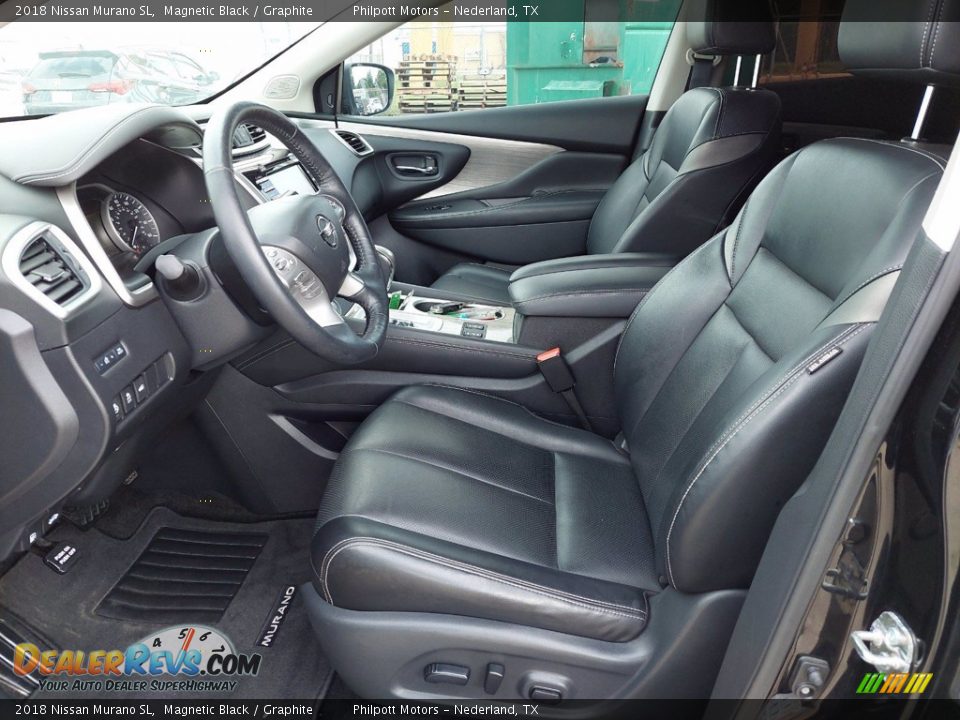 2018 Nissan Murano SL Magnetic Black / Graphite Photo #4