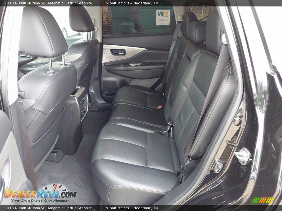 2018 Nissan Murano SL Magnetic Black / Graphite Photo #6