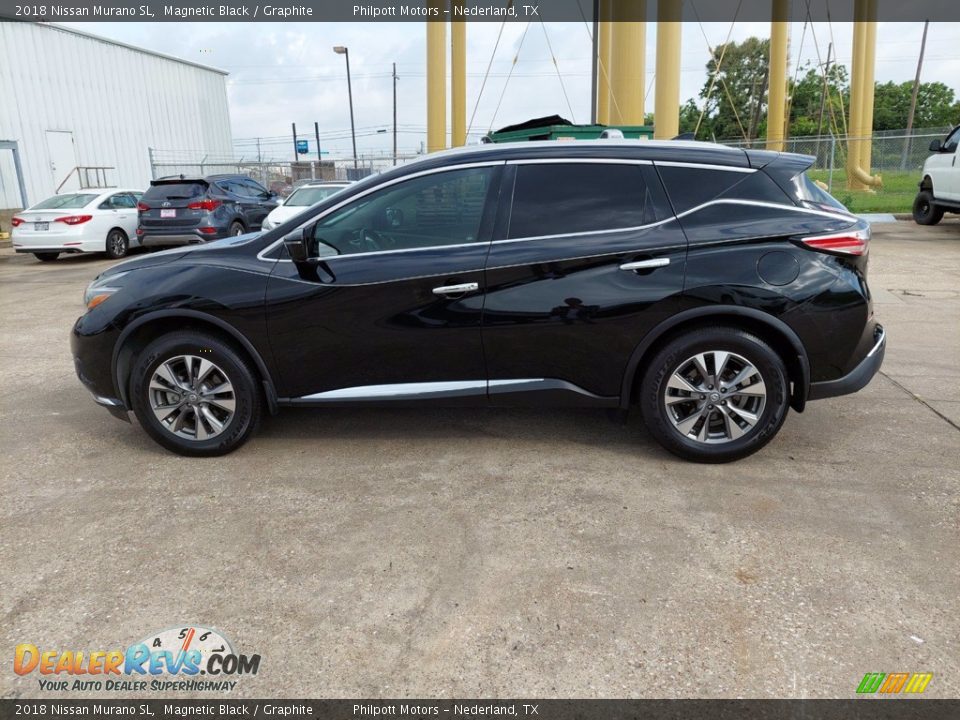 2018 Nissan Murano SL Magnetic Black / Graphite Photo #7