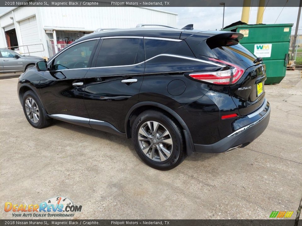 2018 Nissan Murano SL Magnetic Black / Graphite Photo #11