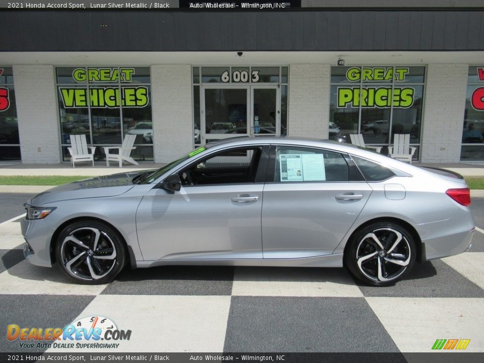 2021 Honda Accord Sport Lunar Silver Metallic / Black Photo #1