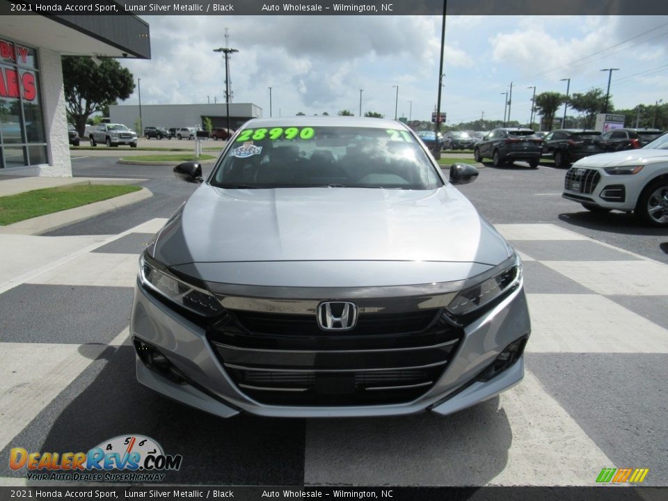 2021 Honda Accord Sport Lunar Silver Metallic / Black Photo #2