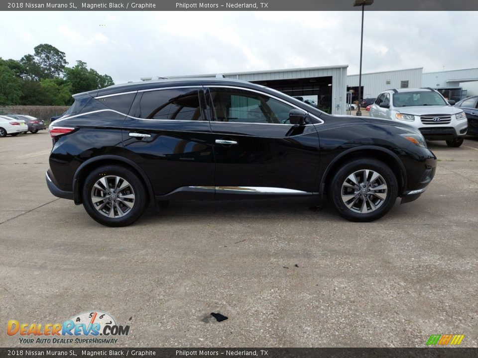 2018 Nissan Murano SL Magnetic Black / Graphite Photo #12