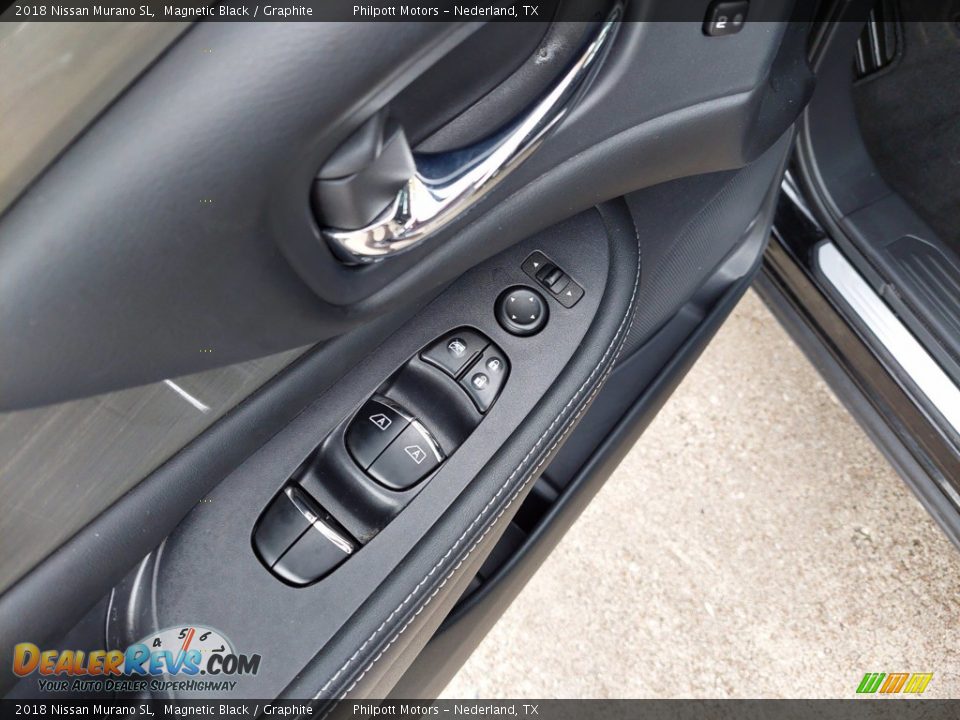2018 Nissan Murano SL Magnetic Black / Graphite Photo #14