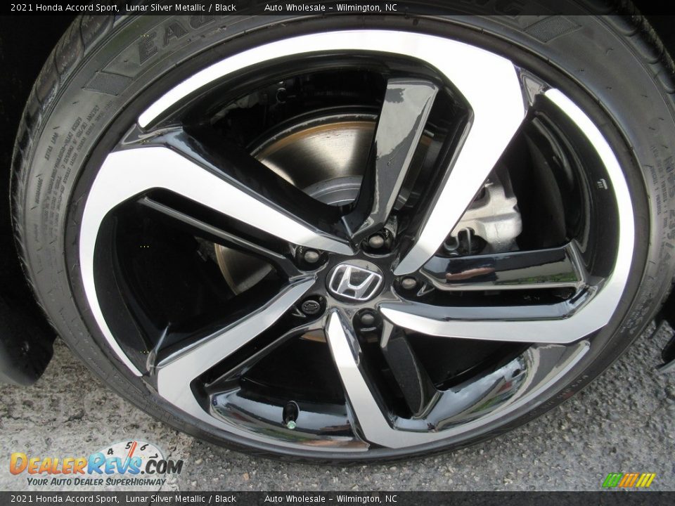 2021 Honda Accord Sport Lunar Silver Metallic / Black Photo #7