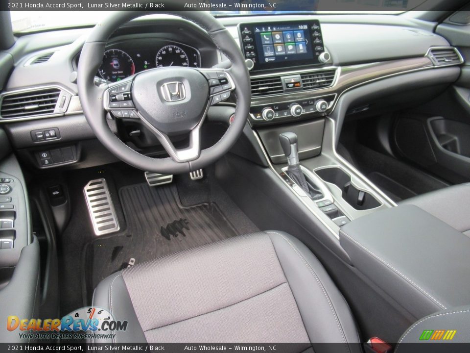 2021 Honda Accord Sport Lunar Silver Metallic / Black Photo #14
