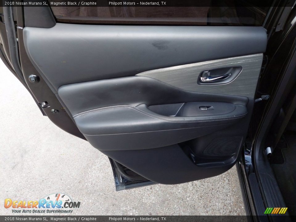 2018 Nissan Murano SL Magnetic Black / Graphite Photo #24