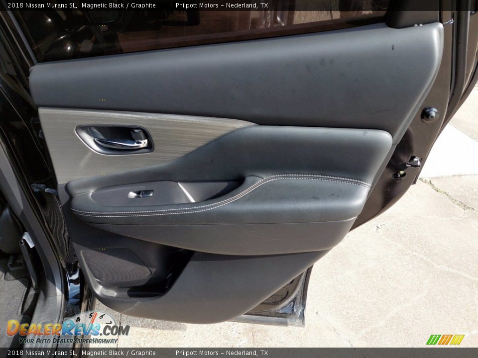 2018 Nissan Murano SL Magnetic Black / Graphite Photo #25