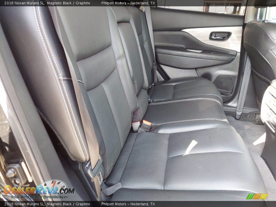 2018 Nissan Murano SL Magnetic Black / Graphite Photo #26