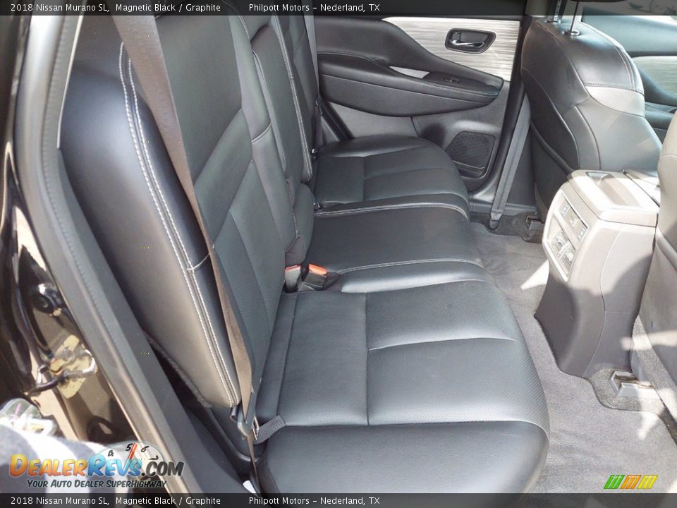 2018 Nissan Murano SL Magnetic Black / Graphite Photo #27