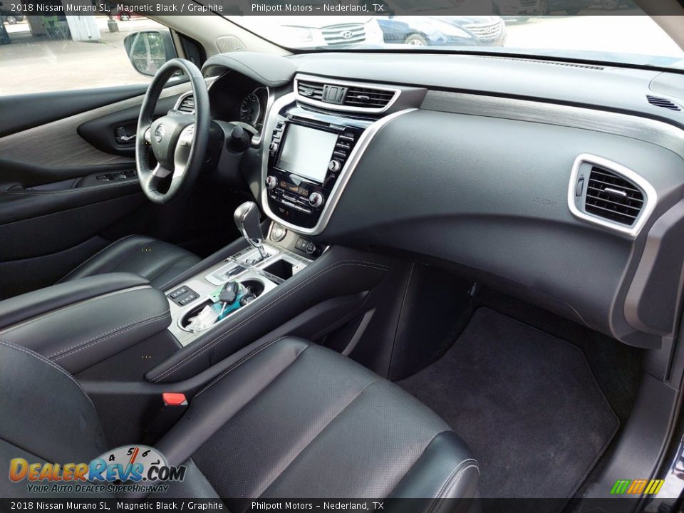2018 Nissan Murano SL Magnetic Black / Graphite Photo #30