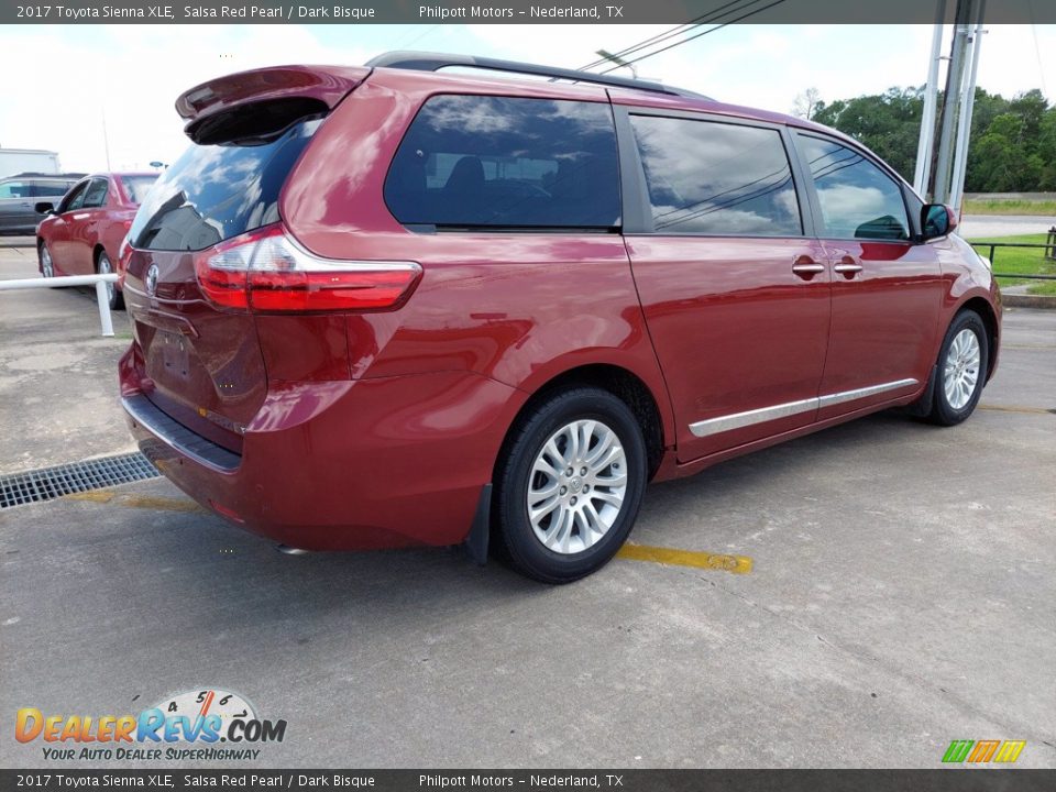 2017 Toyota Sienna XLE Salsa Red Pearl / Dark Bisque Photo #3