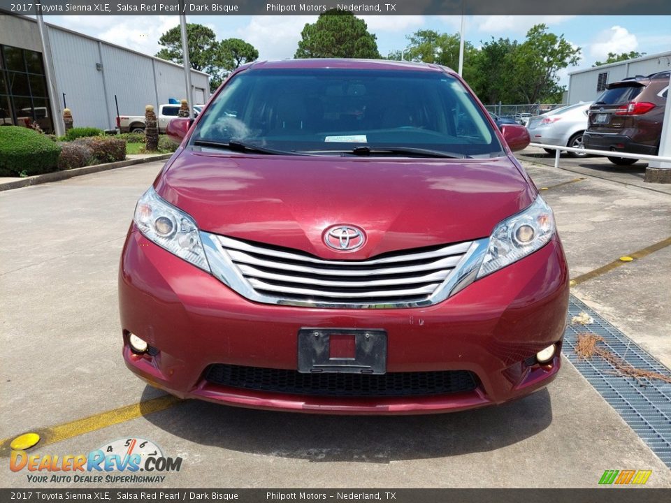 2017 Toyota Sienna XLE Salsa Red Pearl / Dark Bisque Photo #8