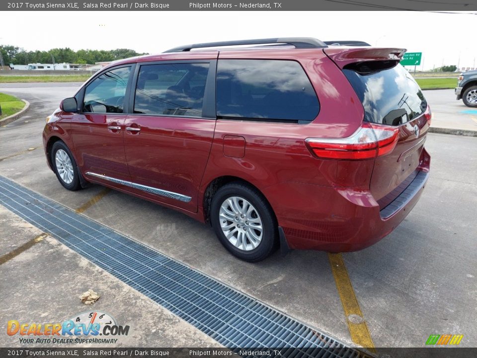 2017 Toyota Sienna XLE Salsa Red Pearl / Dark Bisque Photo #10