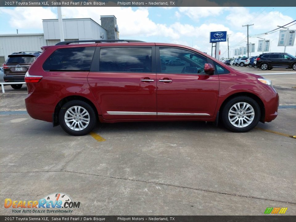 2017 Toyota Sienna XLE Salsa Red Pearl / Dark Bisque Photo #11