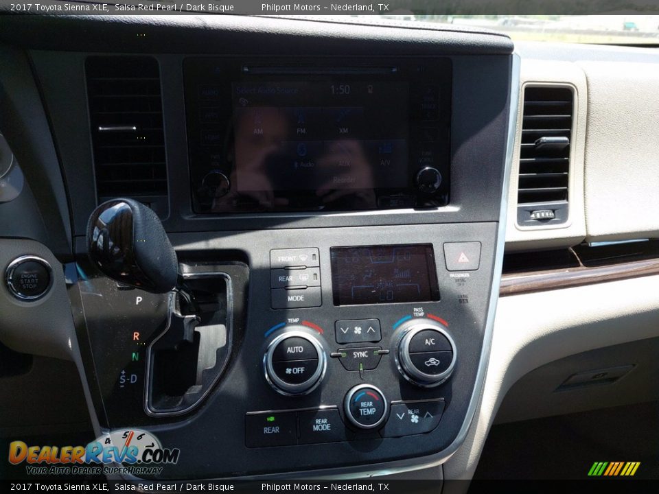 2017 Toyota Sienna XLE Salsa Red Pearl / Dark Bisque Photo #17