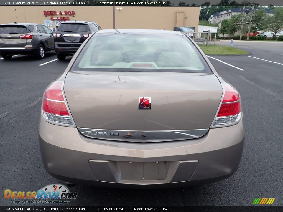 2008 Saturn Aura XE Golden Cashmere / Tan Photo #3