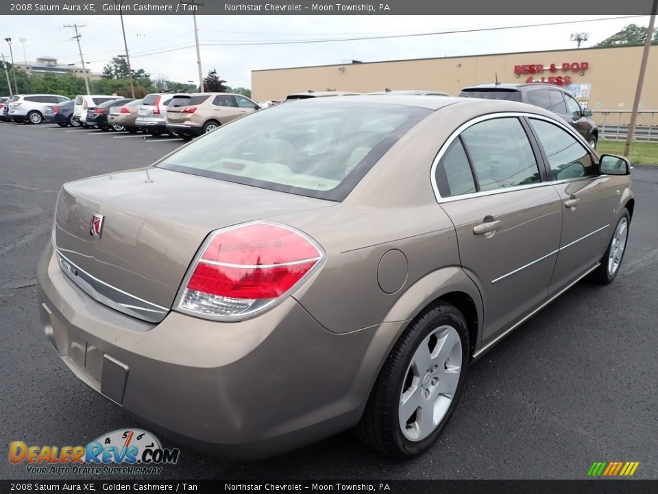 2008 Saturn Aura XE Golden Cashmere / Tan Photo #4