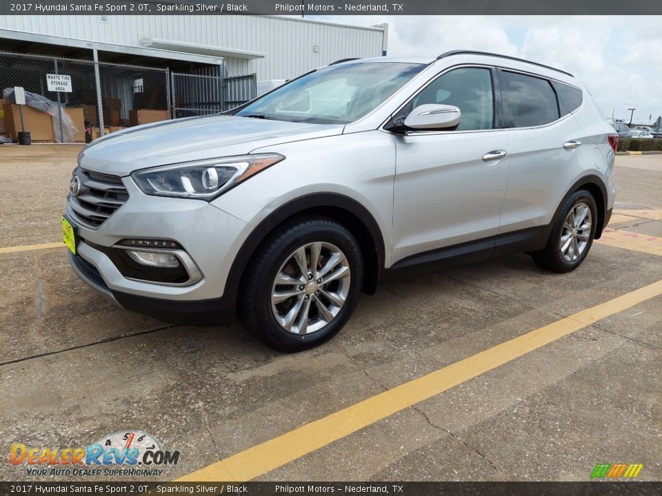 Front 3/4 View of 2017 Hyundai Santa Fe Sport 2.0T Photo #2