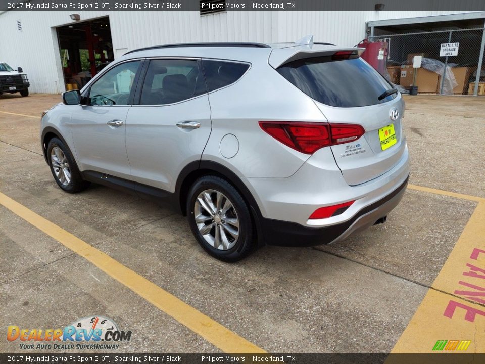 2017 Hyundai Santa Fe Sport 2.0T Sparkling Silver / Black Photo #11