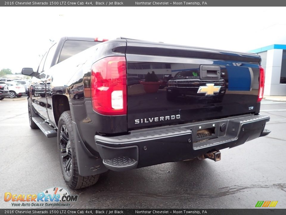 2016 Chevrolet Silverado 1500 LTZ Crew Cab 4x4 Black / Jet Black Photo #5