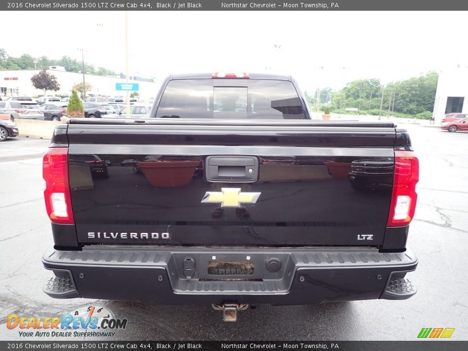 2016 Chevrolet Silverado 1500 LTZ Crew Cab 4x4 Black / Jet Black Photo #6